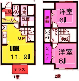 ファーメゾンS壱番館【1階】の間取り