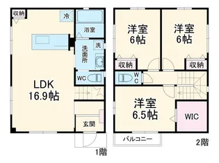 千葉県流山市駒木【一戸建】の間取り