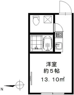 MahaloResidence東尾久【1階】の間取り