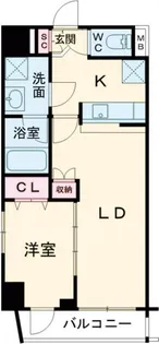 ジェノヴィア王子神谷スカイガーデン【3階】の間取り