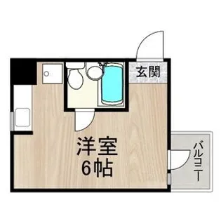 1Rの間取り画像