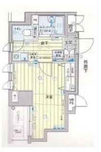 メインステージ日本橋箱崎II【4階】の間取り