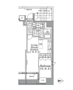 ザ・パークハビオ蔵前 ザ・パークハビオ 蔵前【11階】の間取り