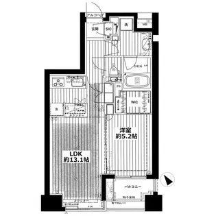 藤和シティホームズ武蔵小山駅前【2階】の間取り