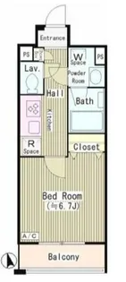 Le ciel M’s(ルシエルエムズ)【2階】の間取り