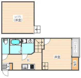 クレオ箱崎5番館【2階】の間取り
