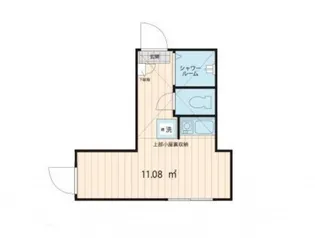 ロンジェスマン三宿【2階】の間取り
