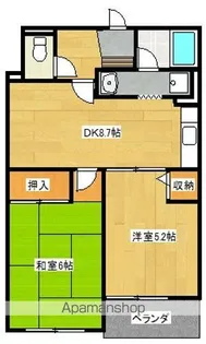 ジーエムコーポ八千代台【1階】の間取り