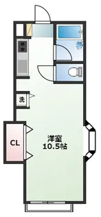 グレーコートむさしの【2階】の間取り