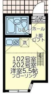 ユナイト境之谷タルトフロマージュ【1階】の間取り