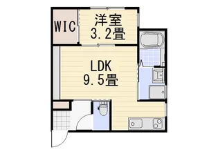 エトワールTK【1階】の間取り