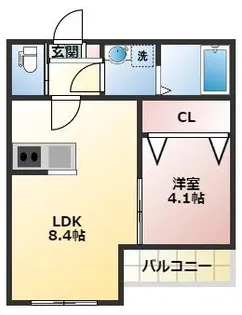 AJ津田沼V【3階】の間取り