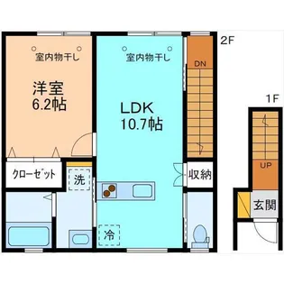 Ortena八幡【2階】の間取り