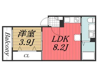 千葉県千葉市中央区道場北1【アパート】の間取り