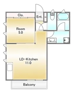 ル・シャグリ【2階】の間取り