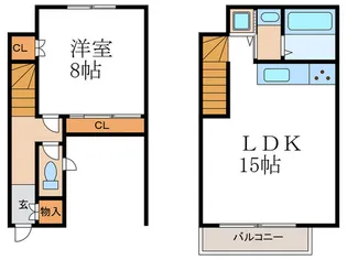 京都府長岡京市馬場2【一戸建】の間取り