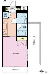 ヴェントラーレ千駄木【3階】の間取り