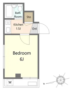 サンハイム石井【2階】の間取り