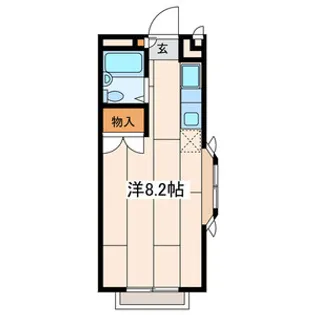 エステートピアクレイン【2階】の間取り