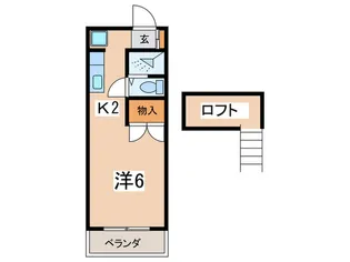 篠原ハイツ【2階】の間取り