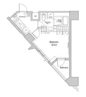 ザ・パークハビオ中野富士見町ガーデン【12階】の間取り