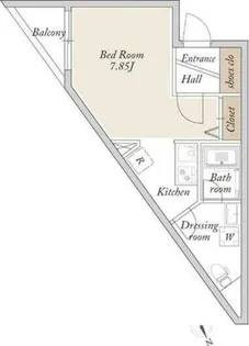 La Douceur赤塚【2階】の間取り