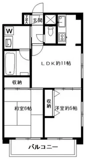 メゾンヴァンドーム【7階】の間取り
