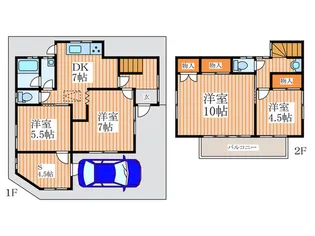 東京都西東京市保谷町1【一戸建】の間取り