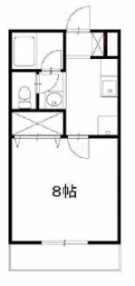 ボヌール鳳2【1階】の間取り