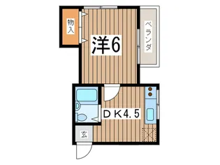 第二マリアハイツ【2階】の間取り