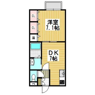 ラ・メラビリア【1階】の間取り
