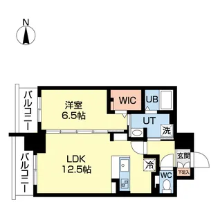 Fリミテッド北広島【4階】の間取り