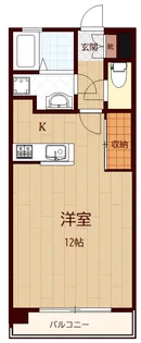 レナジア陽東B棟【2階】の間取り
