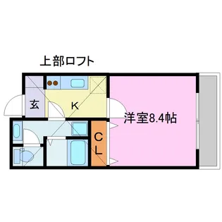 メゾンラコンテ【5階】の間取り