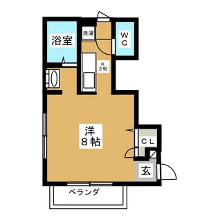 東京都大田区西蒲田6【アパート】の間取り