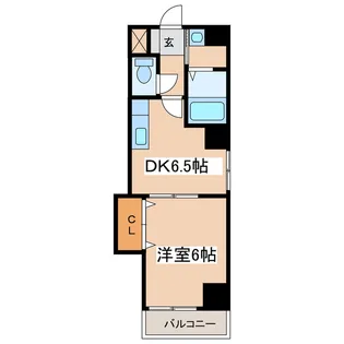 第2エーワンビル プレイスピアPREMIUM城山【9階】の間取り