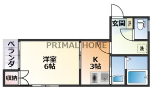 パークサイドエム【2階】の間取り
