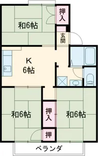 瀬戸ハイツB【1階】の間取り