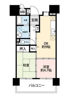OPH服部緑地【3階】の間取り