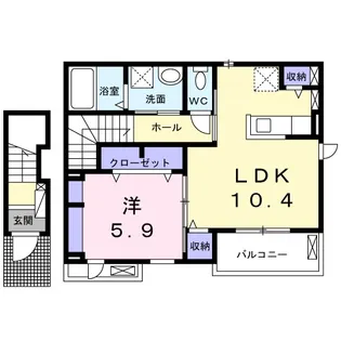 アネックス【2階】の間取り