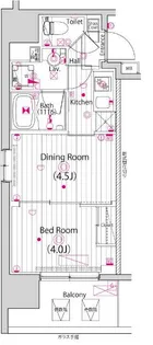 ガーラプレシャス川崎西口【5階】の間取り