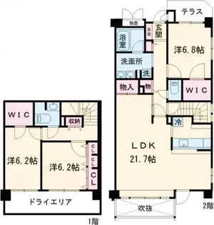 ライオンズステージ上野毛の間取り