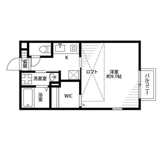 アムール エフ 弐番館【2階】の間取り