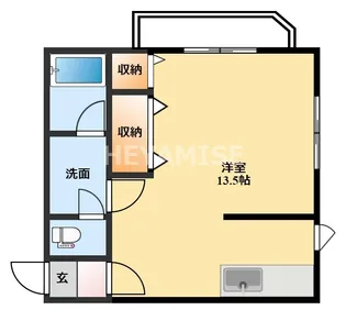 中尾ビルII【4階】の間取り
