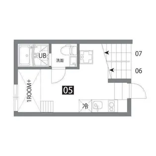 カラスヤマテラスN【1階】の間取り