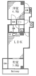 第一大津ビル【4階】の間取り