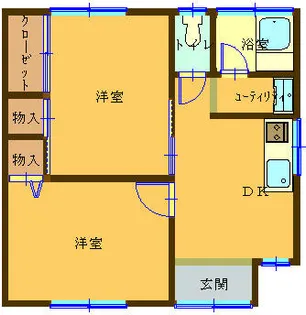 第五コーポマルシン【1階】の間取り