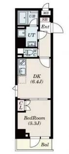 PASEO本所吾妻橋【3階】の間取り