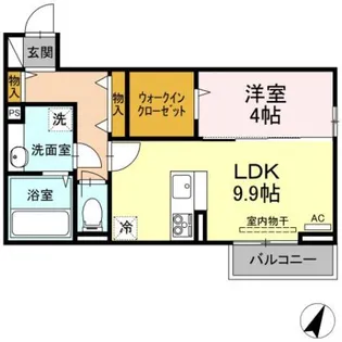 Ruhe (ルーエ)【2階】の間取り