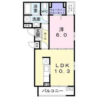 リヴィエール綾瀬【3階】の間取り